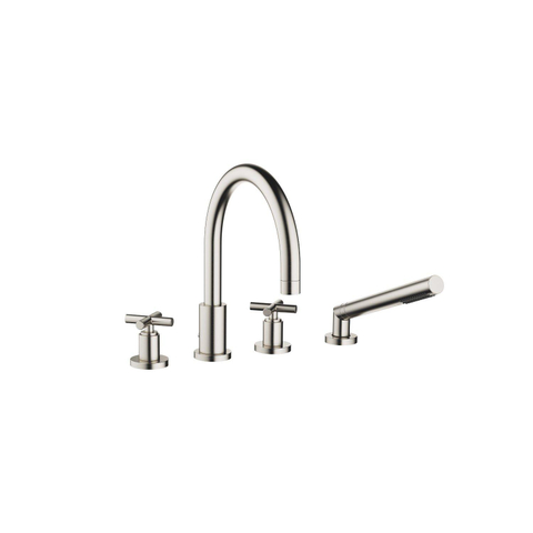 Dornbracht Tara Mitigeur de baignoire sur gorge 4 trous platine mat 0480262