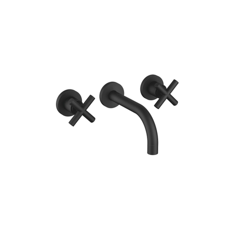 Dornbracht Tara partie apparente pour robinet mural saillie 160mm noir 0480184