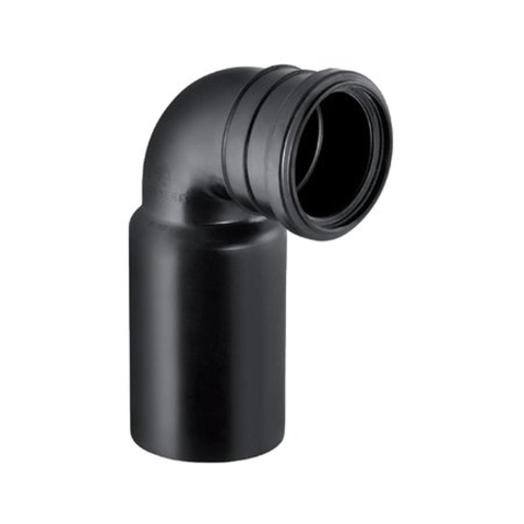 Geberit Duofix wandclosetbocht - 90mm - zwart 0705570