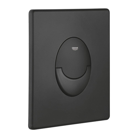 Grohe Skate Air Bedieningsplaat - dualflush - 15.6x19.7cm - verticaal - phantom black (zwart) SW816058