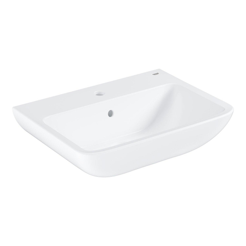 Grohe Start Edge Wastafel - met kraangat - met overloop - 60x44.4cm - wit SW878377
