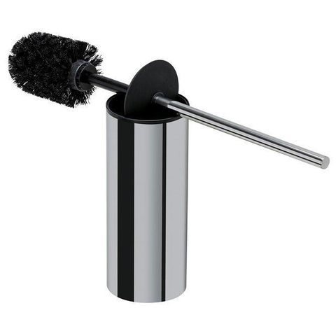 Geesa Wynk Toiletborstel met houder Chroom (zwarte borstelkop) GA68070