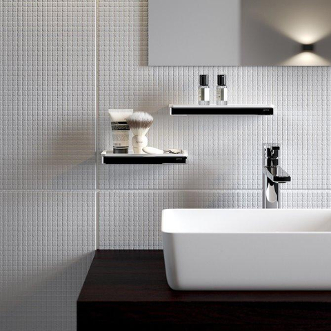 Geesa Frame Étagère 21cm Blanc / Chrome SW334318