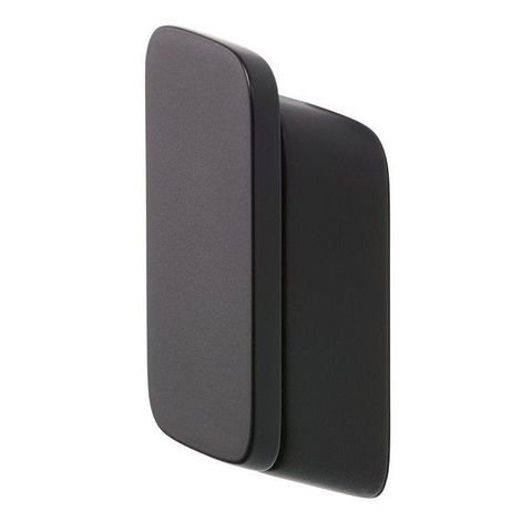 Geesa Shift Toiletaccessoireset - Toiletborstel met houder - Toiletrolhouder zonder klep - Handdoekhaak - Zwart SW641505