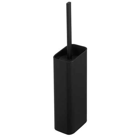 Geesa Shift Toiletaccessoireset - Toiletborstel met houder - Toiletrolhouder zonder klep - Handdoekhaak - Zwart SW641505
