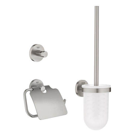 Grohe Start Accessoires set - 3-in-1 - Supersteel (RVS) - rvs-look SW878374