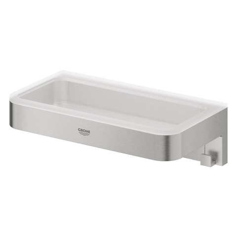 Grohe Start Cube Douchetray - 20x11x 6cm - wandmontage - Supersteel (RVS) SW878343