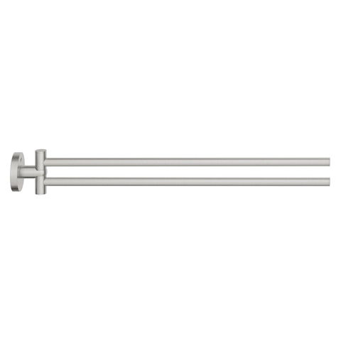 Grohe Start Handdoekhouder - 2-lids - Supersteel (RVS) - rvs-look SW878356