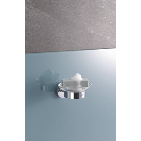 Grohe Start Porte-savon - avec support - montage mural - chrome/verre SW878156