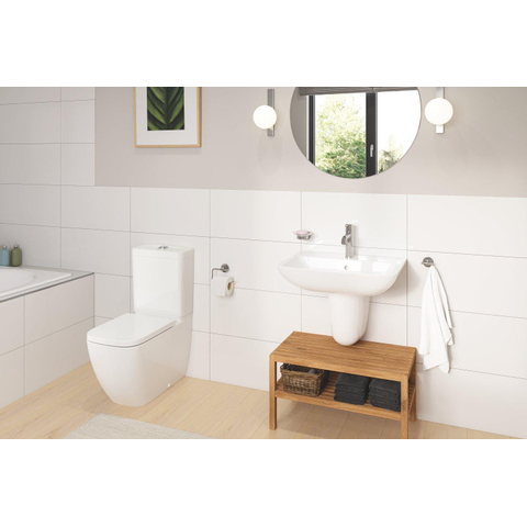 Grohe Start Edge Wastafel - met kraangat - met overloop - 60x44.4cm - wit SW878377