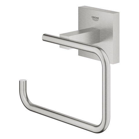 Grohe Start Cube closetrolhouder - zonder klep - Supersteel (RVS) SW878143