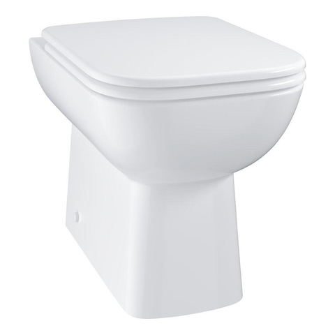 Grohe Start Edge WC Pack - duoblokpot diepspoel - rimless - inclusief reservoir met zijaansluiting - 35.9x66.5x81.5cm - closetzitting met softclose en quick release - wit SW878147