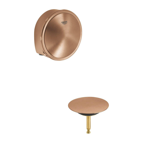 Grohe Talentofill Afdekset - voor badwaste - brushed warm sunset (koper) SW358987