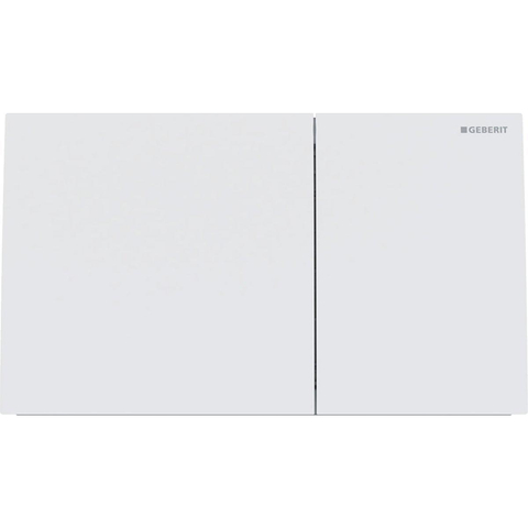 Geberit Sigma70 Plaque de déclenchement - 2 boutons - Blanc mat SW878461