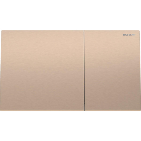 Geberit Sigma70 bedieningsplaat - 2-toets spoeling - vierkant - rvs - rood goud (koper) SW890150
