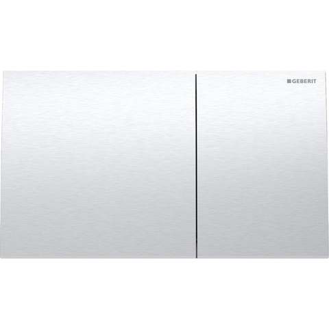Geberit Sigma70 bedieningsplaat - 2-toets spoeling - rechthoekige knoppen - dualflush - rvs geborsteld SW878247
