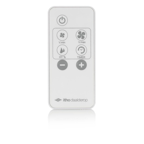 Itho Daalderop BTV ventilateur de salle de bain btv-ssst supreme RF moteur EC avec minuterie et hygrostat blanc SW642024