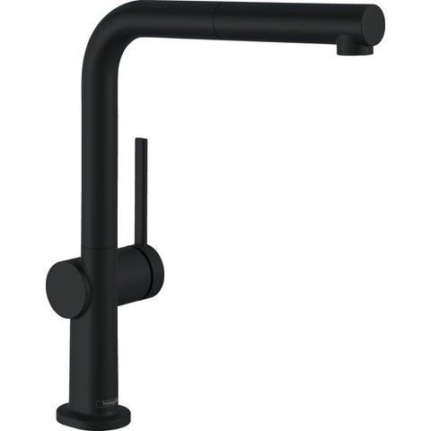 Hansgrohe Talis m54 Eengreeps keukenmengkraan - 270 - ecosmart - met uittrekbare uitloop - mat zwart SW541892