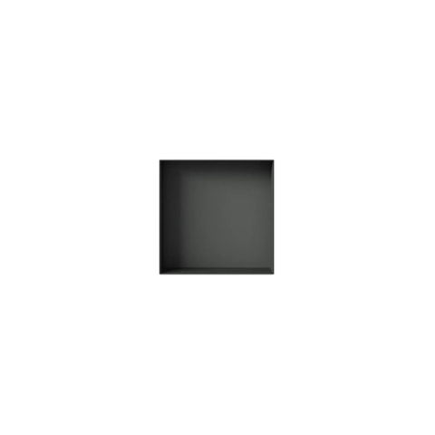 Looox Colour BoX inbouwnis - 30x30x10cm - RVS Zwart mat SW108650