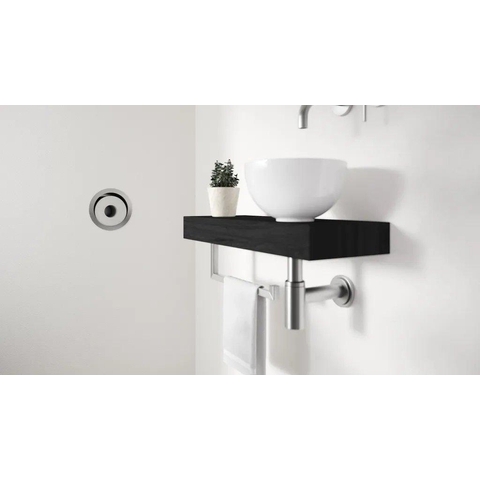 Looox Closed reserverolhouder - rond - rvs geborsteld GA36707