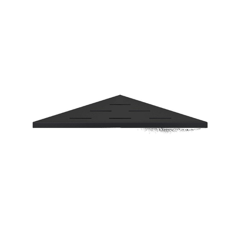Looox Corner Shelf Tablette murale d'angle 30x22cm compatible pour la douche Noir mat SW106131