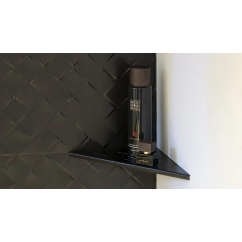Looox corner shelf hoekplanchet - 30x22cm - zwart mat SW106131