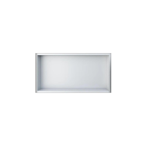 Looox BoX nis - 60x30x7cm - inbouw - met flens - wit SW546718