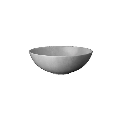 Looox Ceramic raw vasque à poser - 40cm - ronde - dark grey SW227664