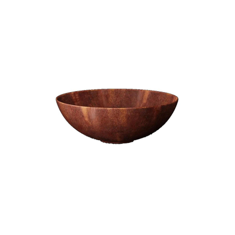 Looox Ceramic raw waskom - 40cm - rond - rust OUTLETSTORE STORE44946