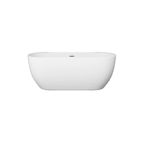 Looox Chill baignoire îlot - 170x80x60cm - Acrylique - blanc mat SW730669