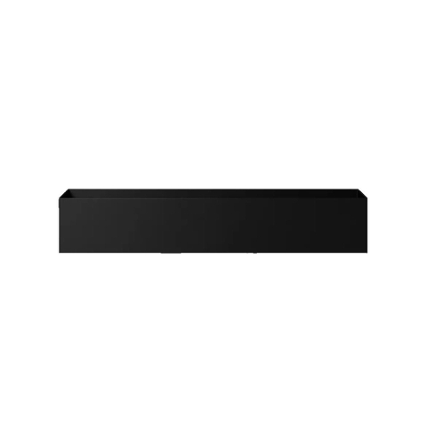 Looox Colour shelf box Special BoX rechthoek 60x10x10cm zwart mat SW374818