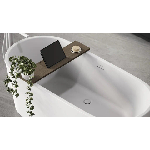 Looox Cool baignoire autoportante - 170x80x58.5cm - acrylique blanc brillant SW730668