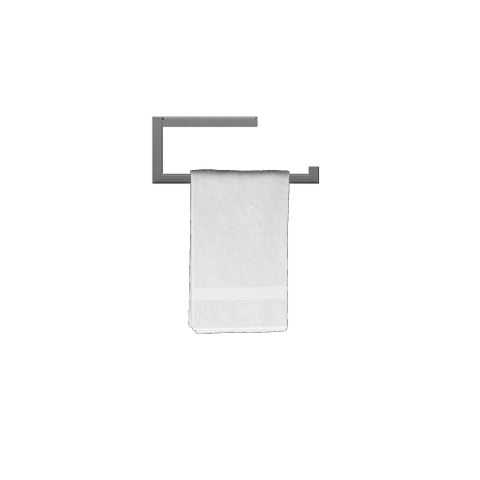 Looox Rail Porte-serviettes - 35cm - inox brossé SW392205