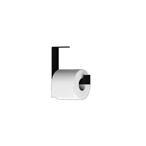 Looox Roll Wood closetrolhouder zwart mat SW392208