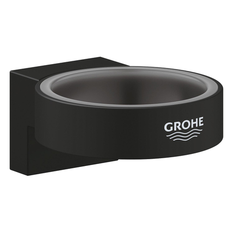 Grohe Selection Wandhouder - voor zeepdispenser/zeepchaal/glas - phantom black (zwart) SW901523