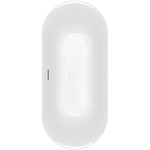 Villeroy & Boch Loop & Friends bad - vrijstaand - 180x80cm naadloos - glans wit SW917936