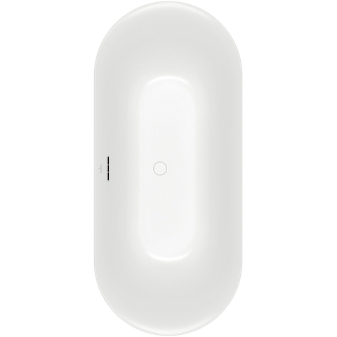 Villeroy & Boch Loop & Friends bad - vrijstaand - 180x80cm naadloos - Stone White (mat wit) SW917926