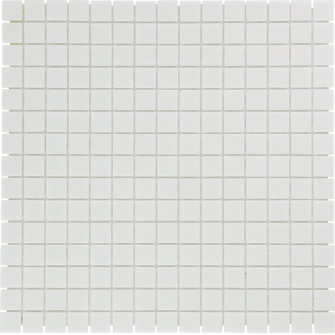 The Mosaic Factory Amsterdam mozaïektegel - 32x32cm - 4mm - vierkant - mat ultra wit SW62082