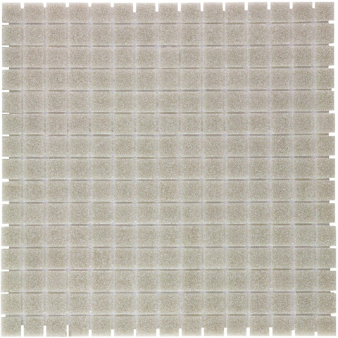 The Mosaic Factory Amsterdam mosaïque - 32x32cm - 4mm - carré - light grey mat (gris) SW62086