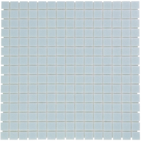 La Mosaic Factory Amsterdam carreau mosaïque - 32,2x32,2cm - carrelage mural et de sol - Carré - Verre Ultra Light Blue Mat SW62089