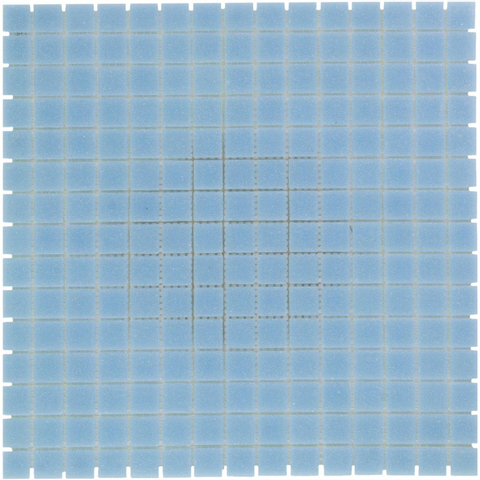 The Mosaic Factory Amsterdam mozaïektegel - 32x32cm - 4mm - vierkant - mat light blue (blauw) SW62090