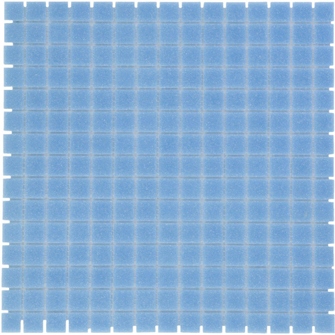The Mosaic Factory Amsterdam mozaïektegel - 32x32cm - 4mm - vierkant - mat blue (blauw) SW62091
