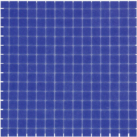 The Mosaic Factory Amsterdam mozaïektegel - 32x32cm - 4mm - vierkant - mat dark blue (blauw) SW62093