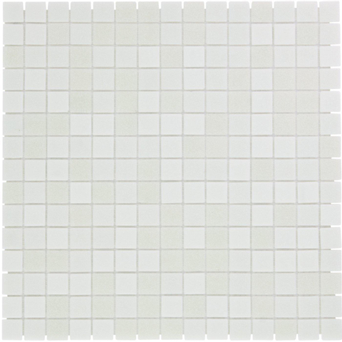 The Mosaic Factory Amsterdam carrelage mosaïque 32.2x32.2cm pour mur et sol intérieur et extérieur carré verre blanc Mix SW62121