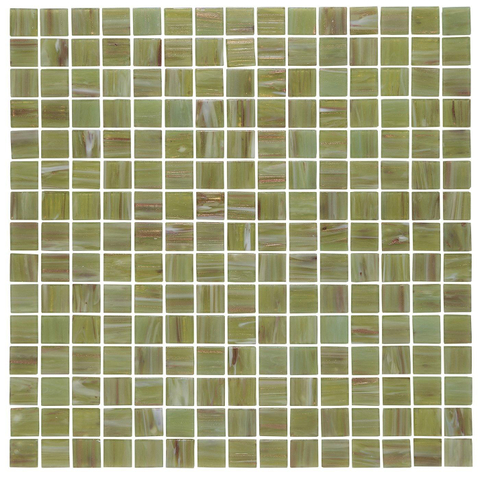 The Mosaic Factory Amsterdam mosaïque - 32x32cm - 4mm - carré - light green brillant (vert) SW62143