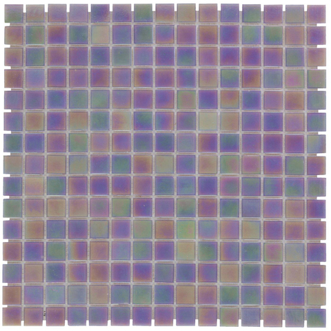 The Mosaic Factory Amsterdam mozaïektegel - 32x32cm - 4mm - vierkant - glans light grey (grijs) SW62153