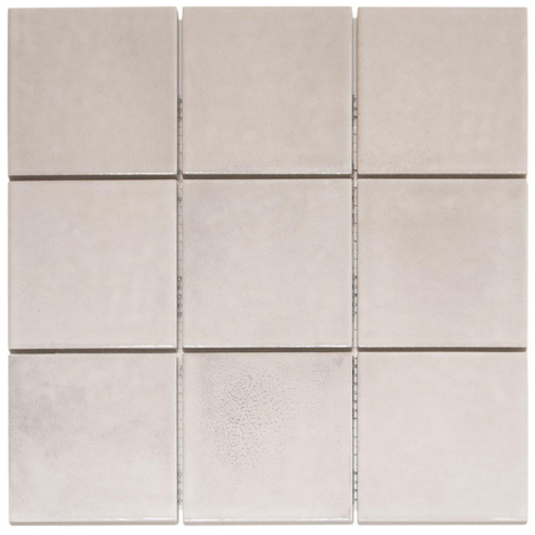 The Mosaic Factory Kasba mozaïektegel - 30x30cm - 6.5mm - vierkant - glans wit SW798753