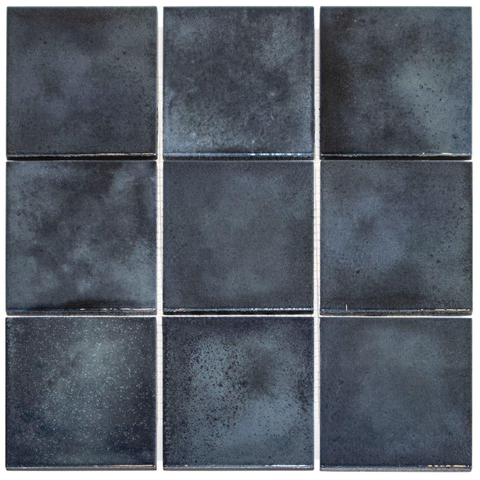 The Mosaic Factory Kasba mosaïque - 30x30cm - 6.5mm - carré - indigo brillant (bleu) SW798756