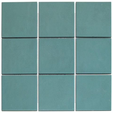 The Mosaic Factory Kasba mozaïektegel - 30x30cm - 6.5mm - vierkant - R10 - mat ocean blue (blauw) SW798759