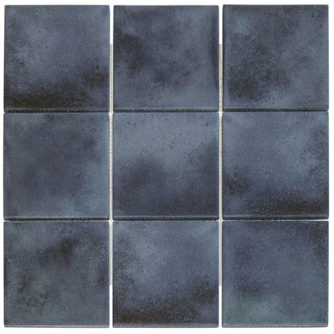 The Mosaic Factory Kasba mozaïektegel - 30x30cm - 6.5mm - vierkant - R10 - mat indigo (blauw) SW798762